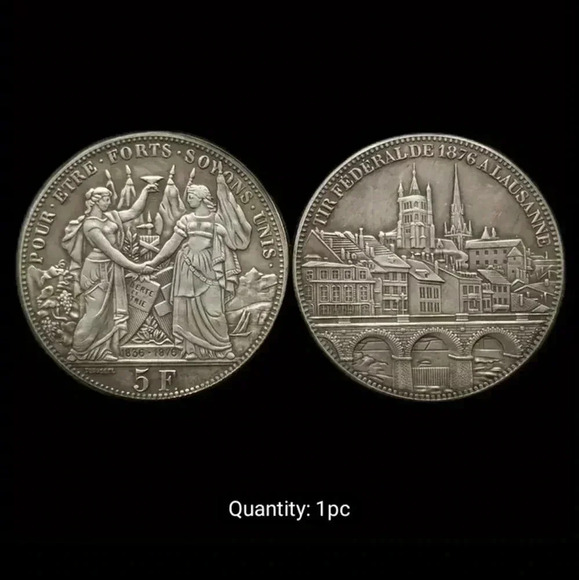 1876 Medal Coin.Replica Coins, Collectible Choice..NWT - Picture 6 of 7